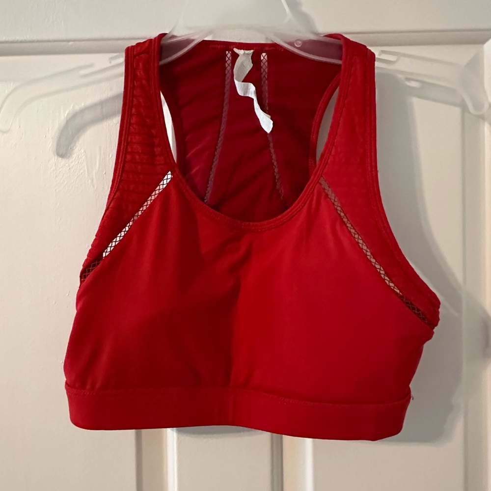 Fabletics Vibrant Red Sports Bra